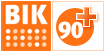 Logo des Projekts BIK - Prüfzeichen 90plus